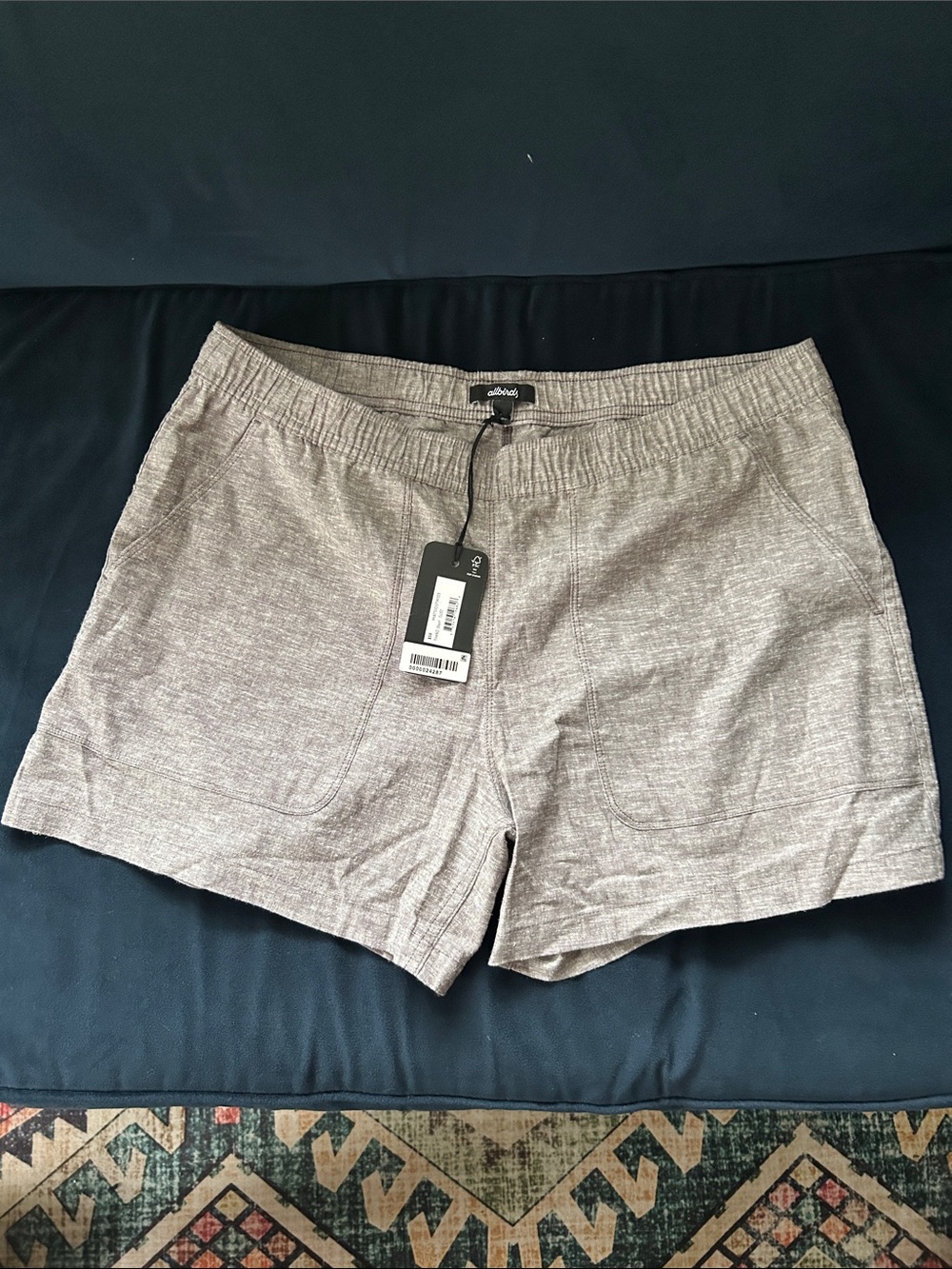 allbirds Taup Linen-Blend Camp Shorts TreeBD